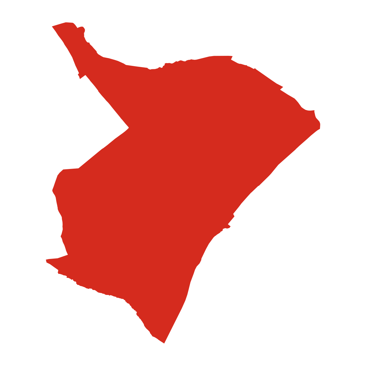 Louka boundary map