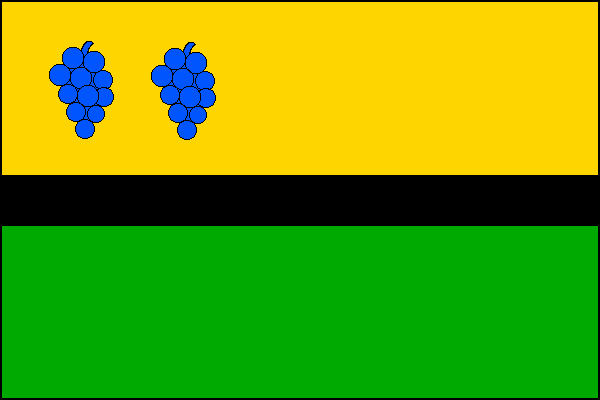 Flag of Lovčičky, South Moravian Region