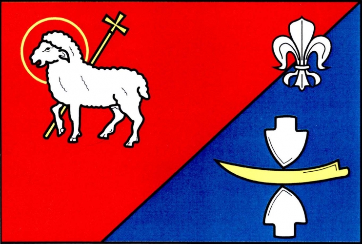 Flag of Lukov, Vysočina Region