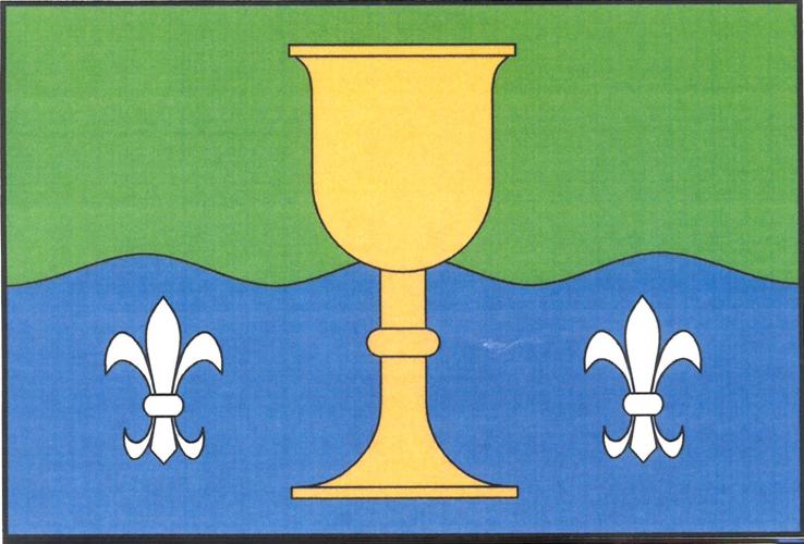 Flag of Luženičky, Plzeň Region
