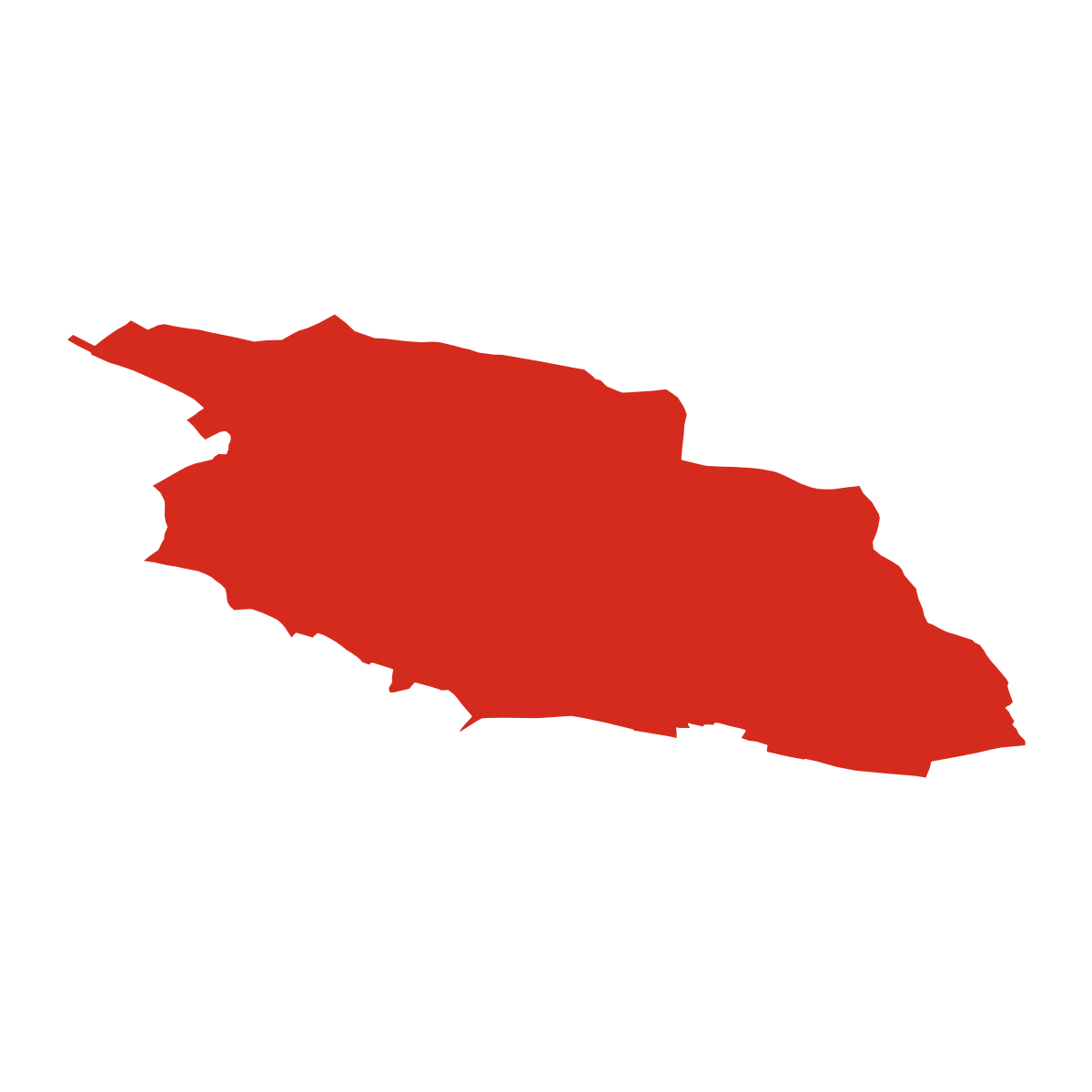 Malá Skrovnice boundary map