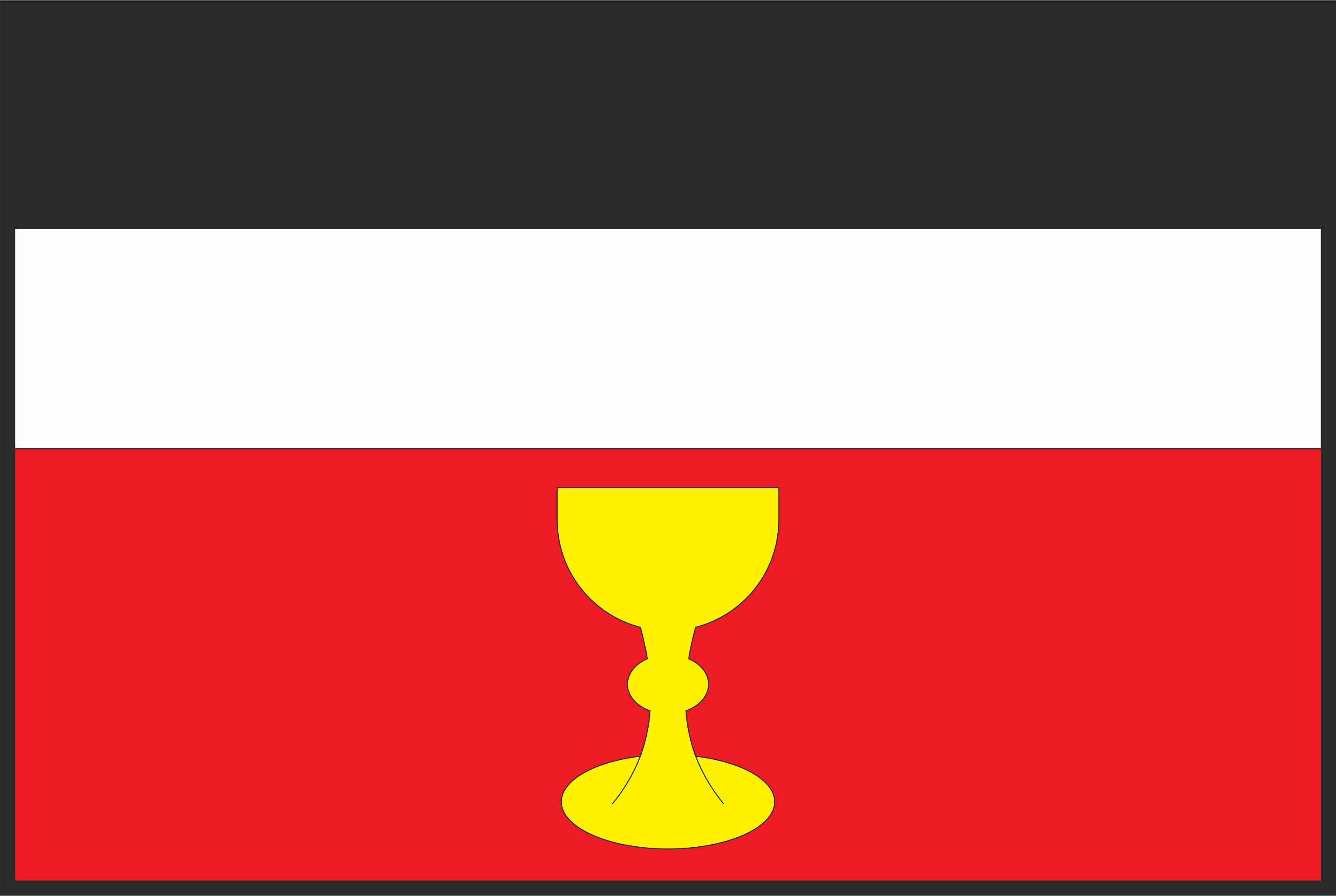Flag of Malčín, Vysočina Region