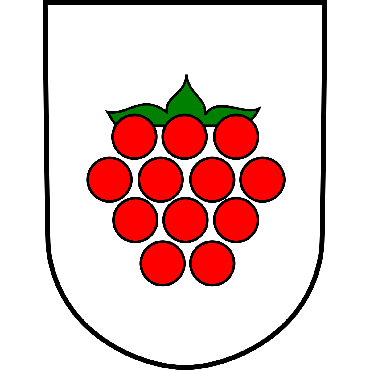 Coat of arms of Malenovice, Moravian-Silesian Region