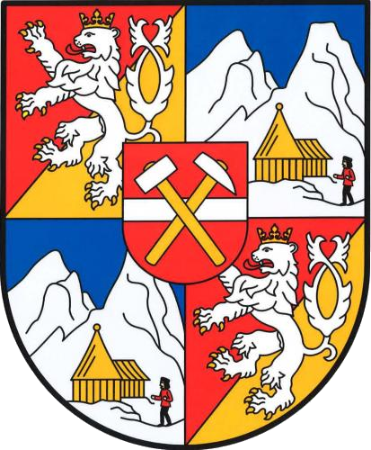 Coat of arms of Mariánská, Karlovy Vary Region