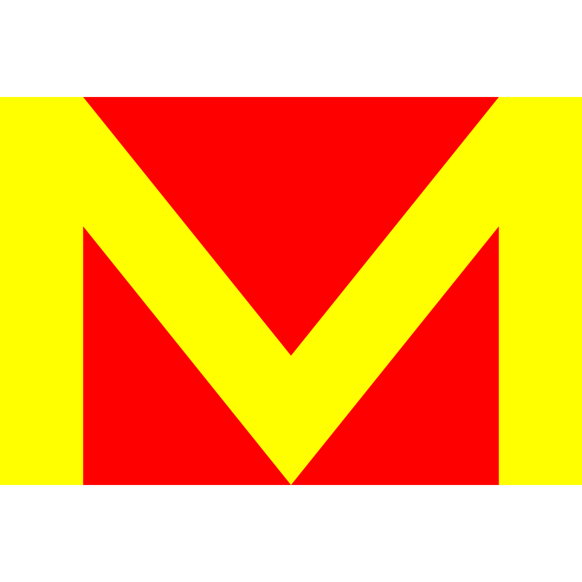 Flag of Martínkov, Vysočina Region