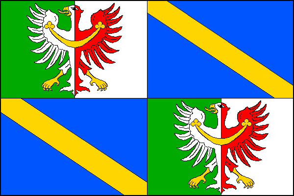 Flag of Masákova Lhota, South Bohemian Region