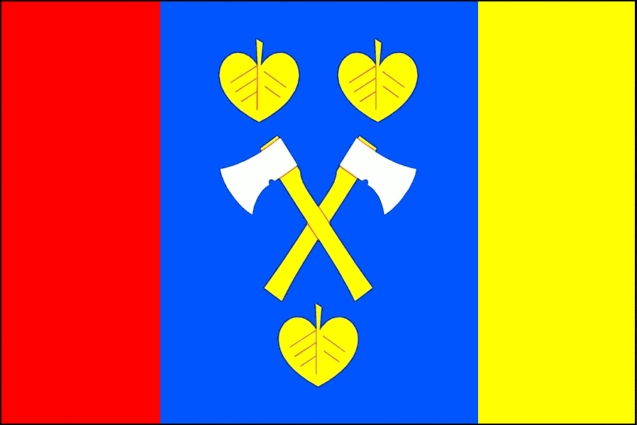 Vlajka obce Mechová, kraj Karlovarský kraj
