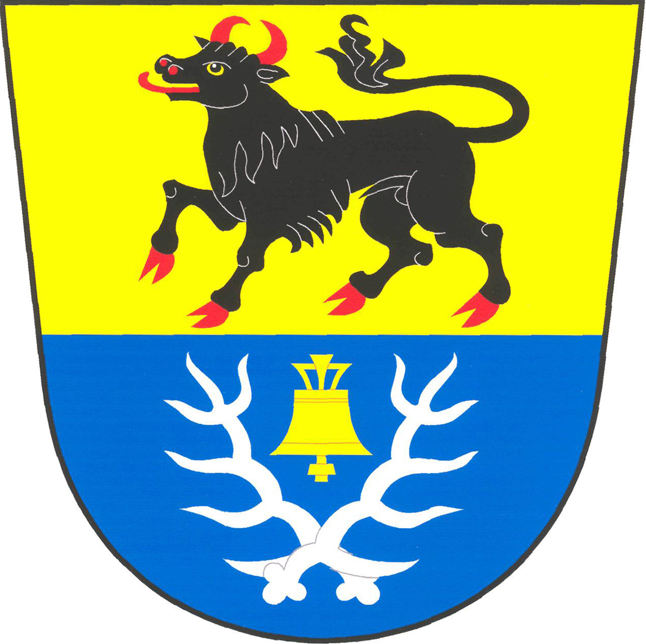 Coat of arms of Měňany, Central Bohemian Region