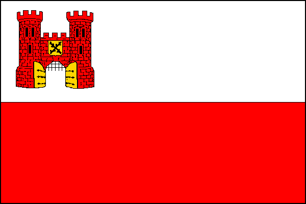 Vlajka obce Mendlova Ves, kraj Kraj Vysočina