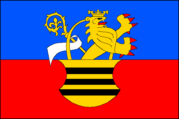 Flag of Mendryka, Pardubice Region