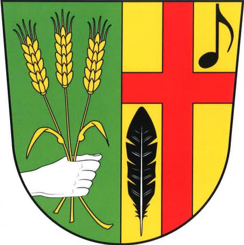 Coat of arms of Menhartice, Vysočina Region
