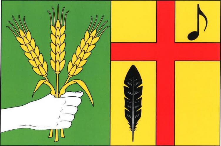 Flag of Menhartice, Vysočina Region