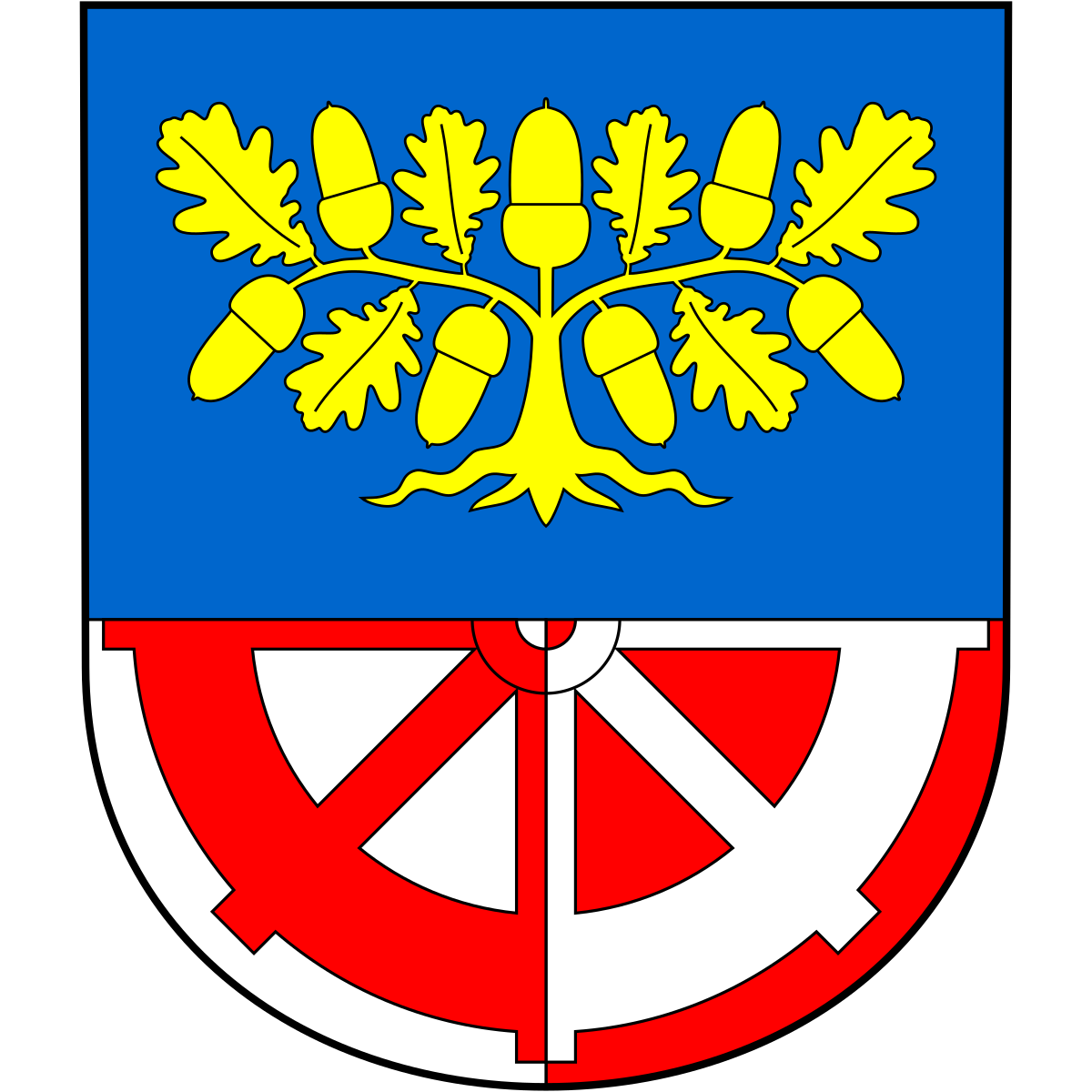 Coat of arms of Měník, Olomouc Region