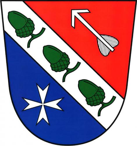 Coat of arms of Miloňovice, South Bohemian Region