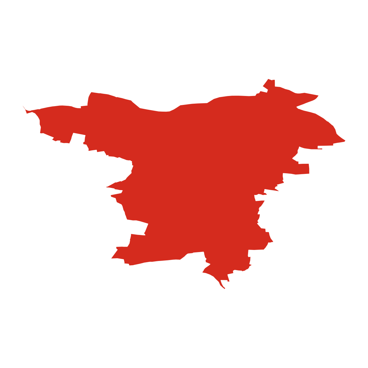Miloňovice boundary map
