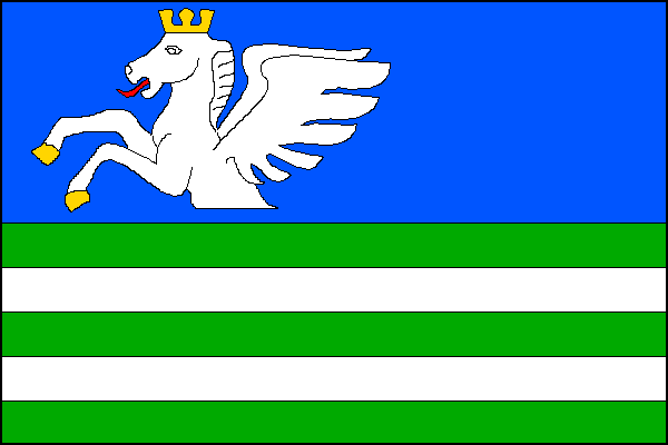 Flag of Milotice, South Moravian Region