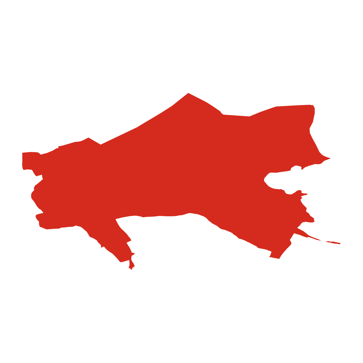 Hranice obce Milovice