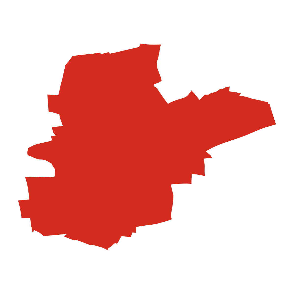 Miškovice boundary map