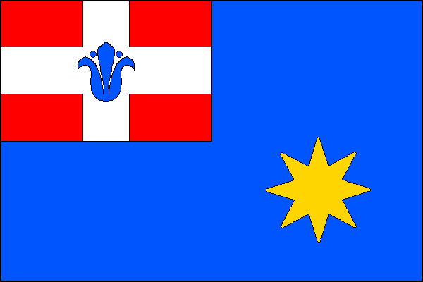 Flag of Míškovice, Zlín Region