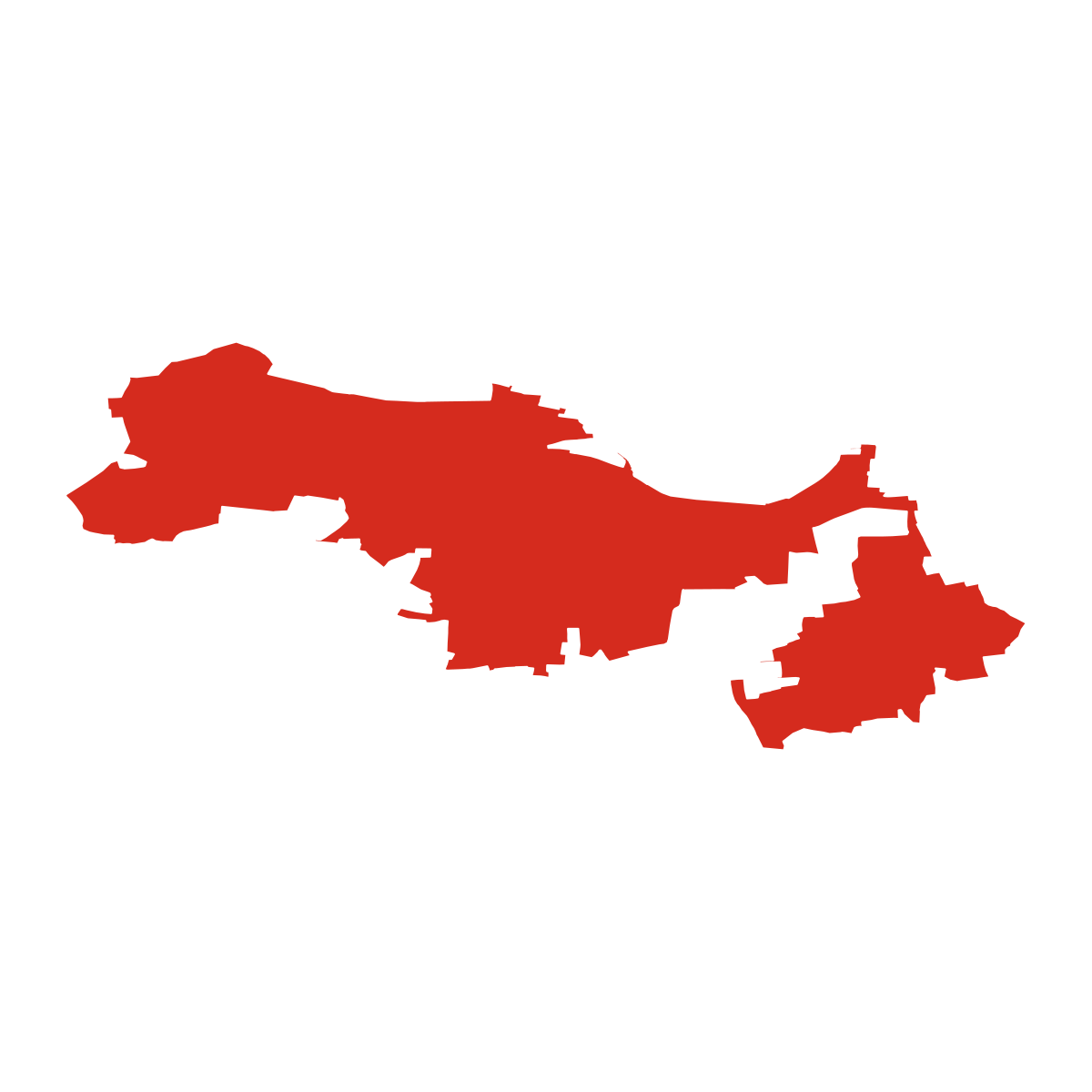 Mišovice boundary map