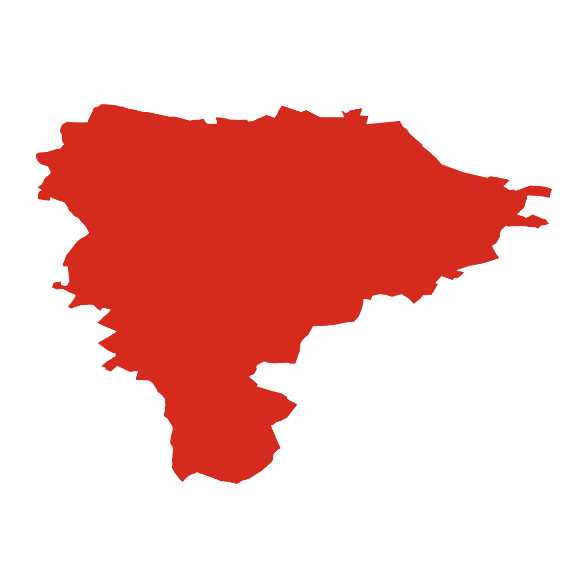 Mitrovice boundary map