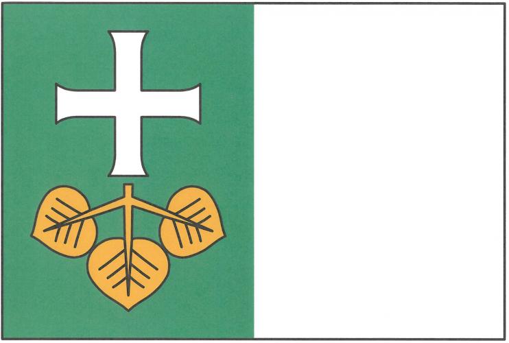 Flag of Mladé Bříště, Vysočina Region