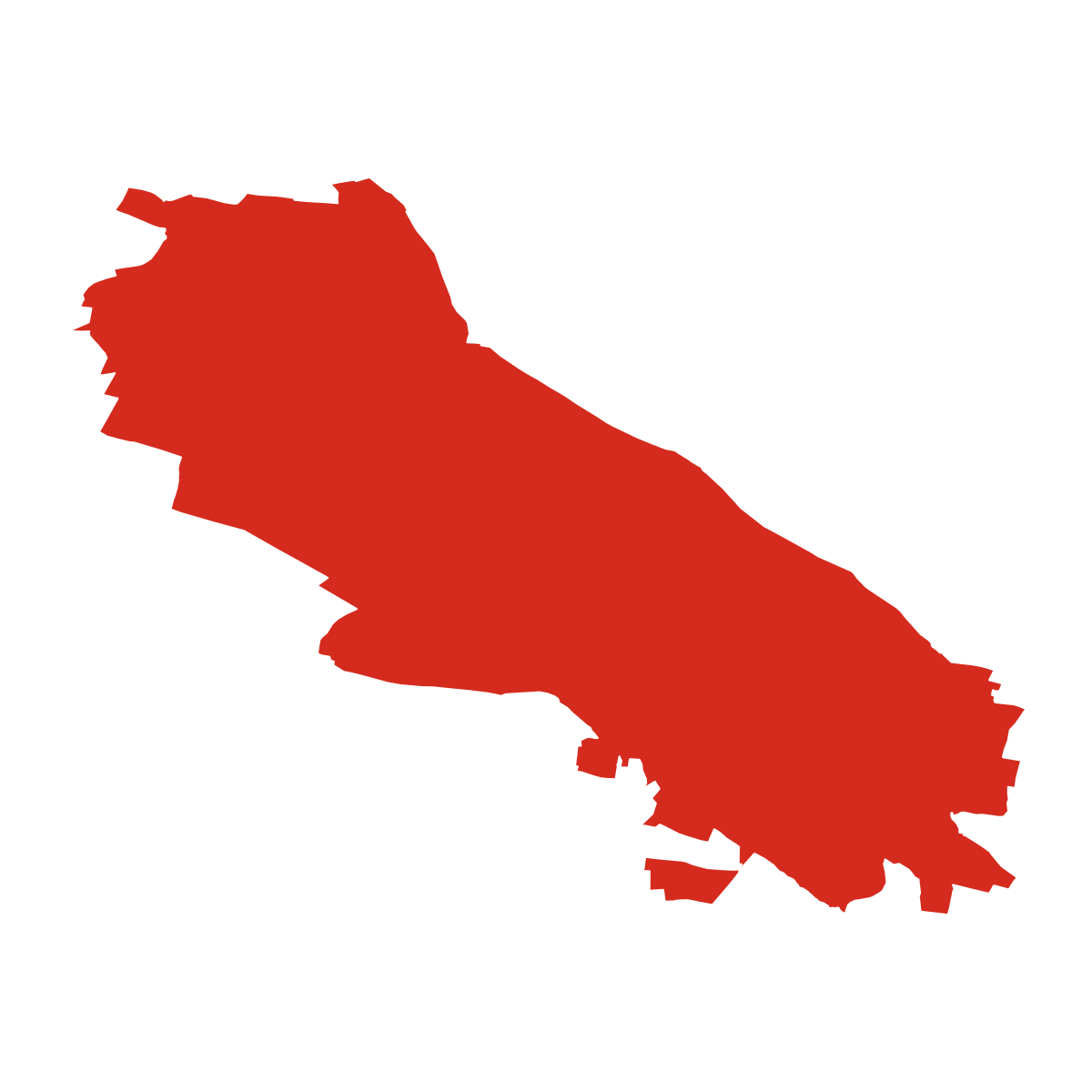 Mladoňovice boundary map