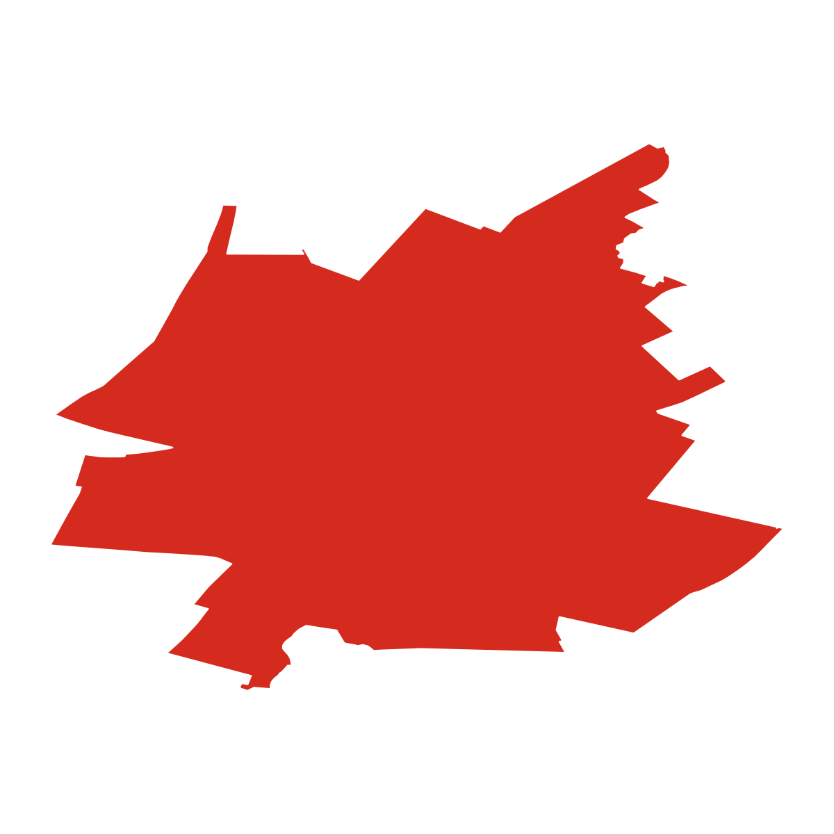 Močovice boundary map