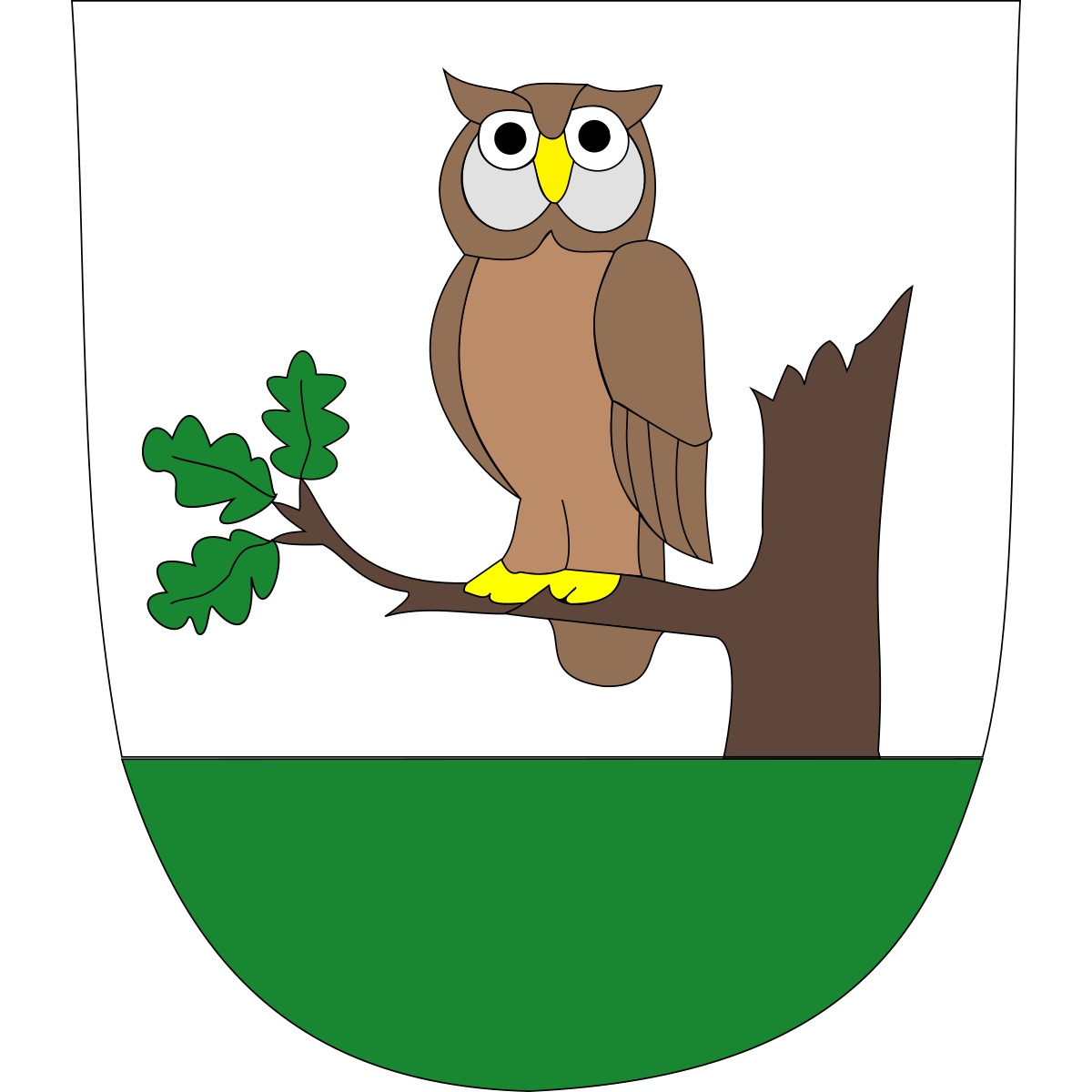 Coat of arms of Modrá, Ústí nad Labem Region