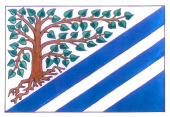 Flag of Mokré, Hradec Králové Region