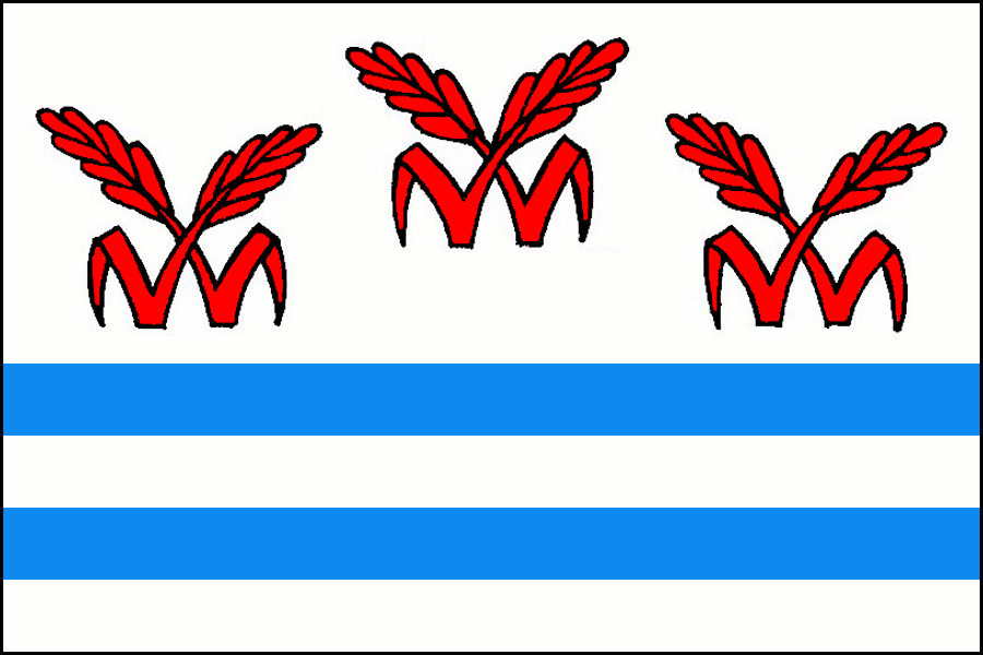 Flag of Mokré, South Bohemian Region