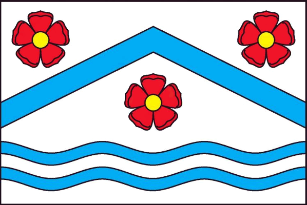 Flag of Mokrý Lom, South Bohemian Region
