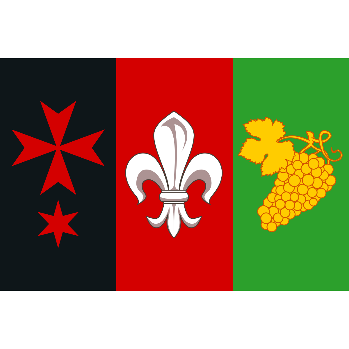 Flag of Morašice, Pardubice Region