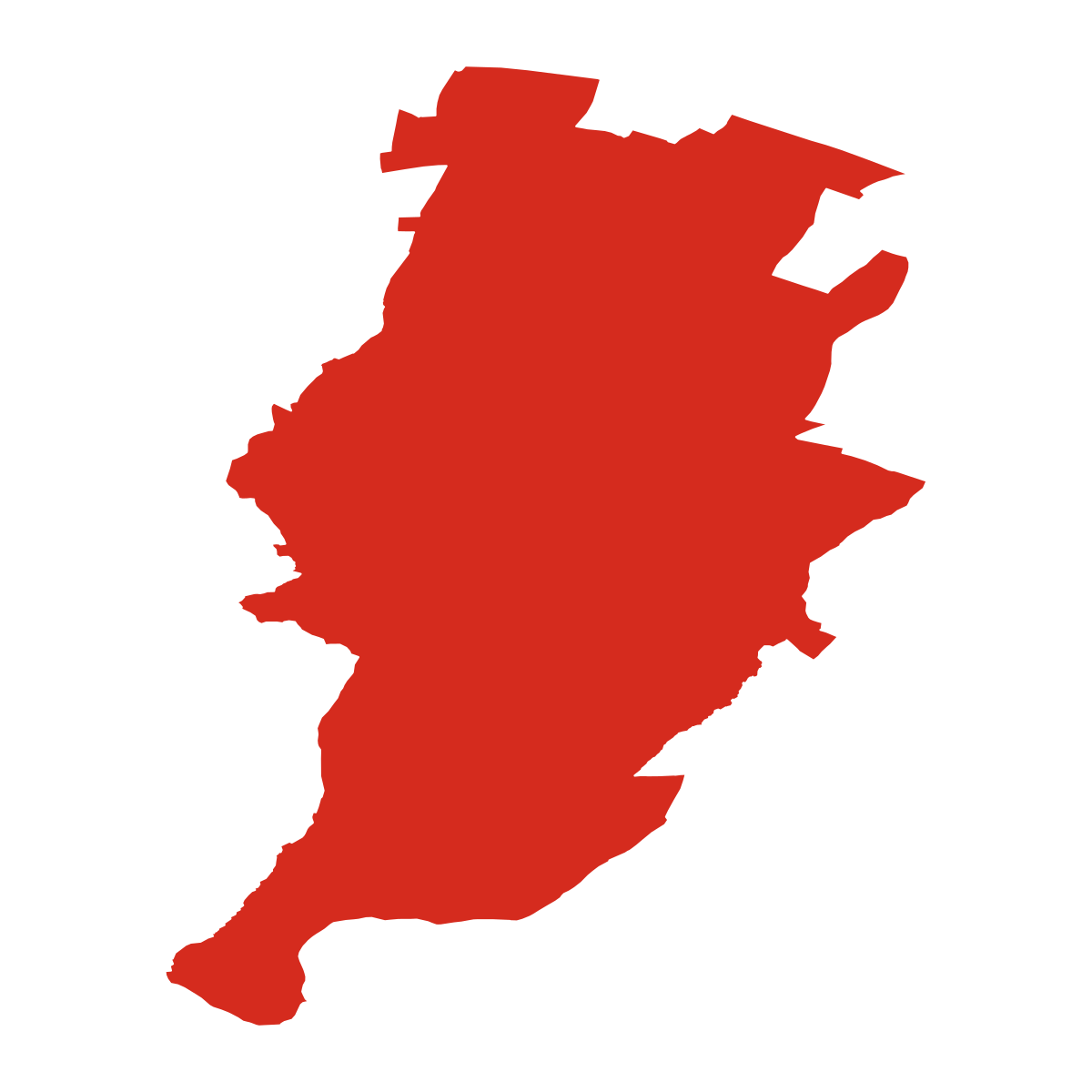 Morašice boundary map