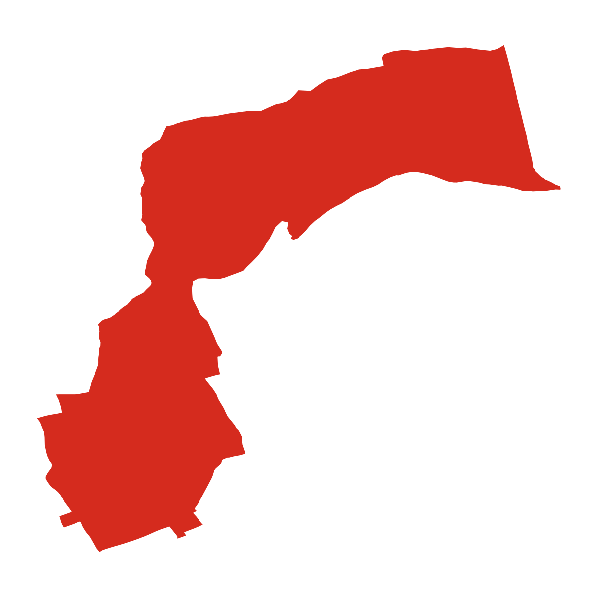 Moravany boundary map