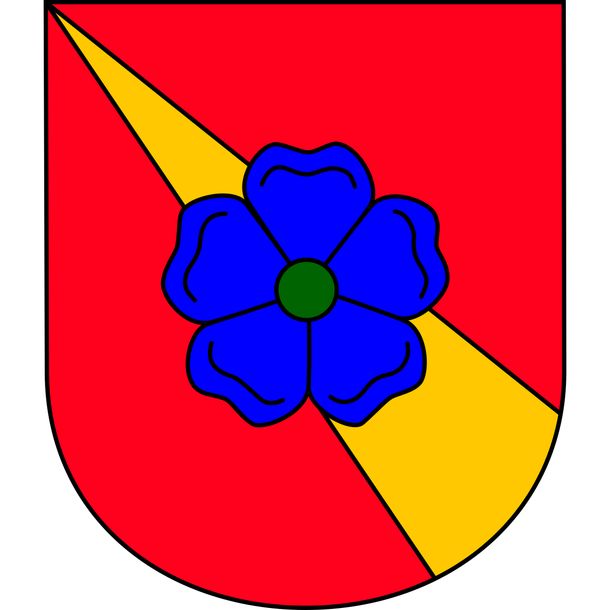 Coat of arms of Moravský Karlov, Pardubice Region