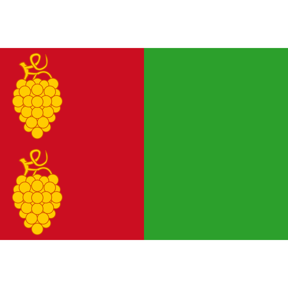 Flag of Morkůvky, South Moravian Region