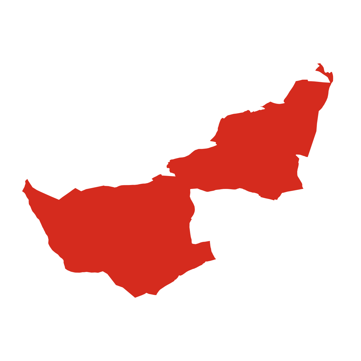 Mouchnice boundary map
