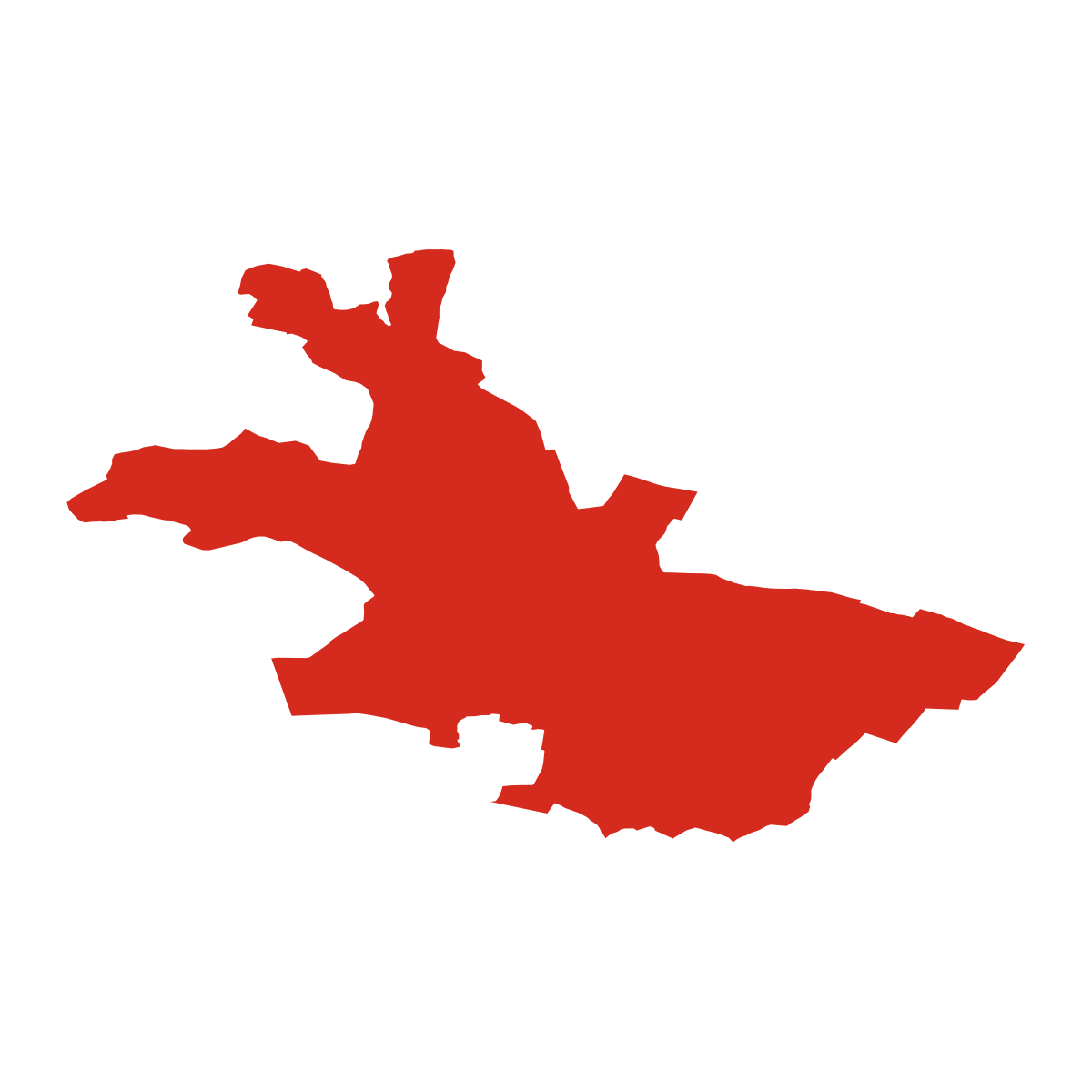 Myslibořice boundary map