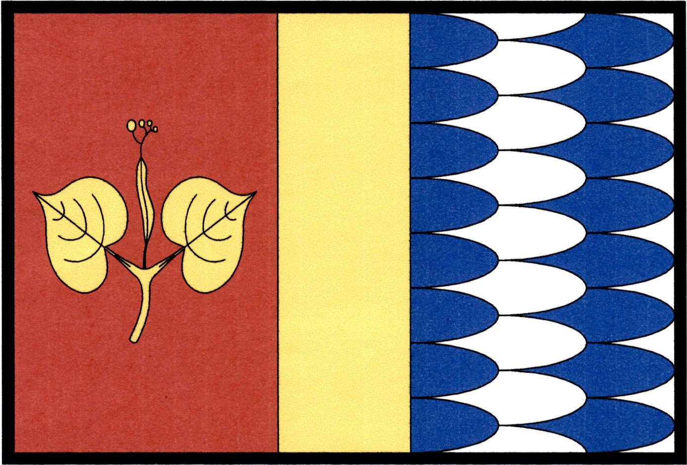 Flag of Myslín, South Bohemian Region