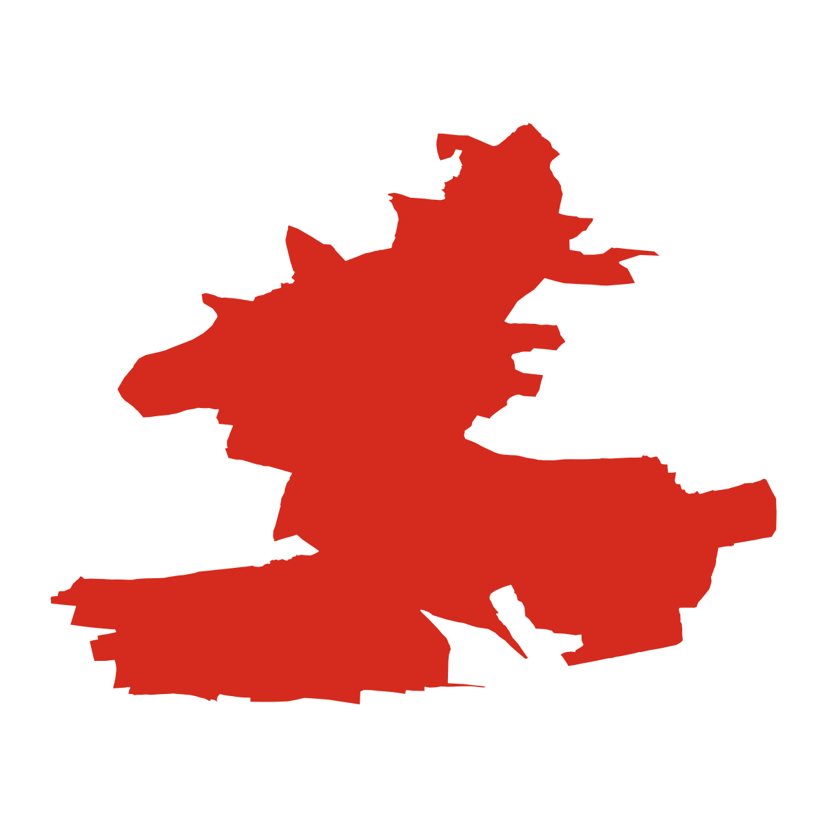 Myslív boundary map