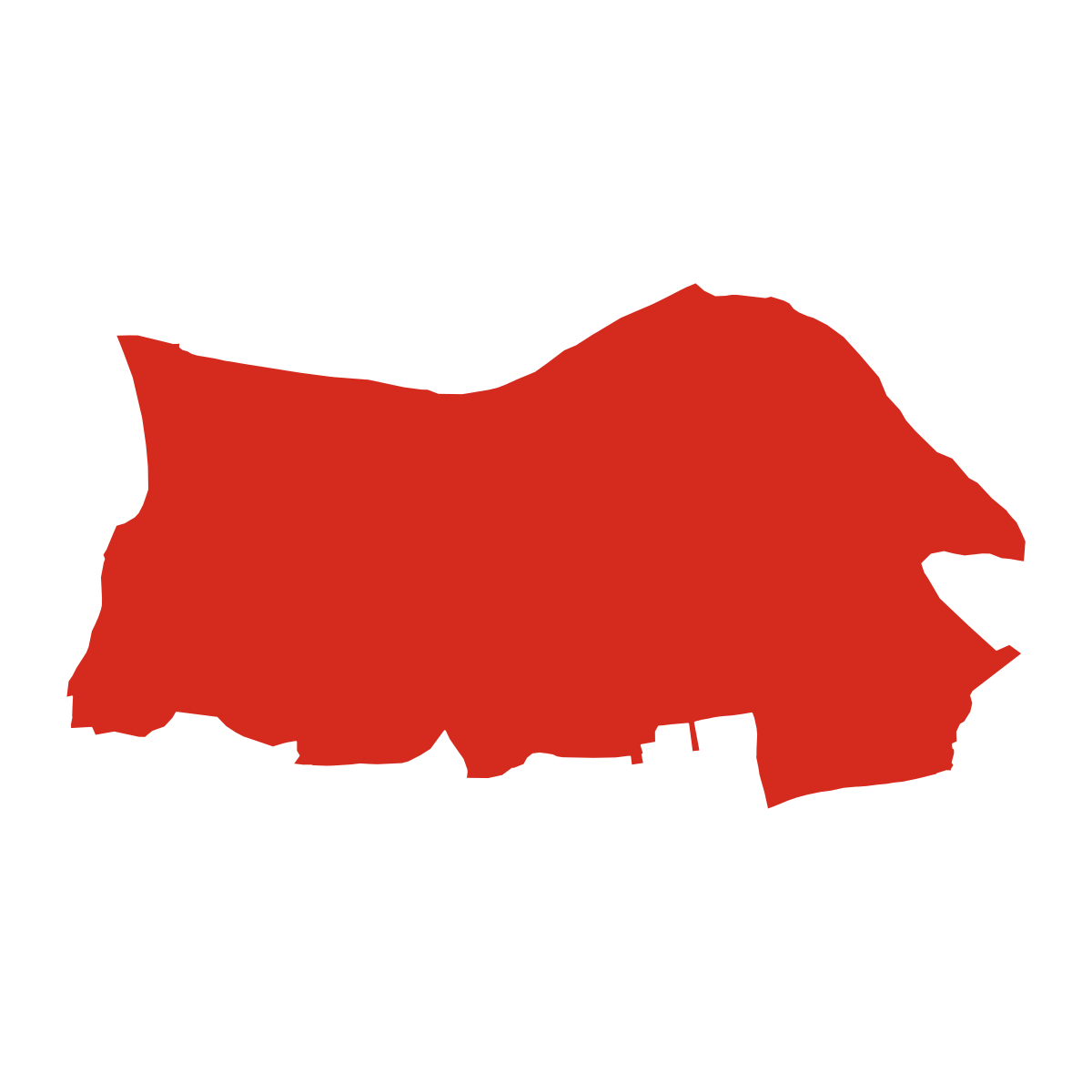 Myslkovice boundary map