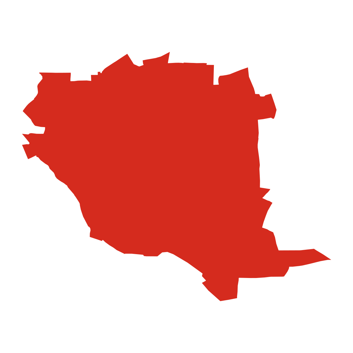 Nebřenice boundary map