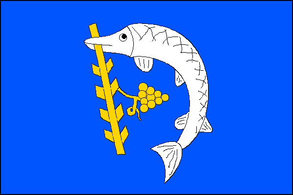 Flag of Nedachlebice, Zlín Region