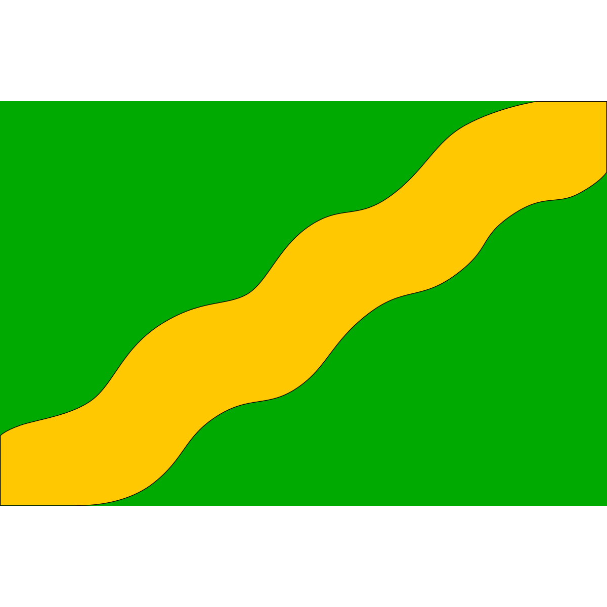Flag of Němčice, Pardubice Region