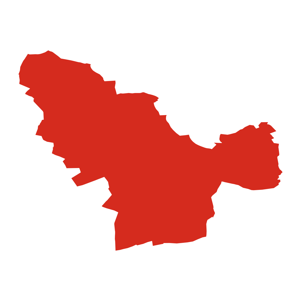 Němětice boundary map