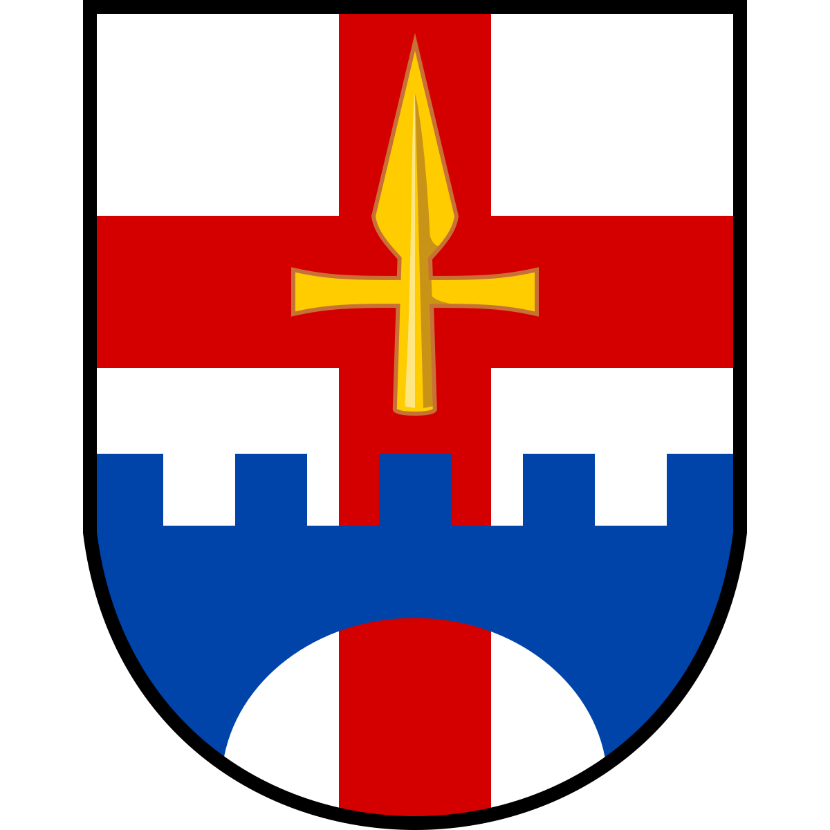 Coat of arms of Nerestce, South Bohemian Region