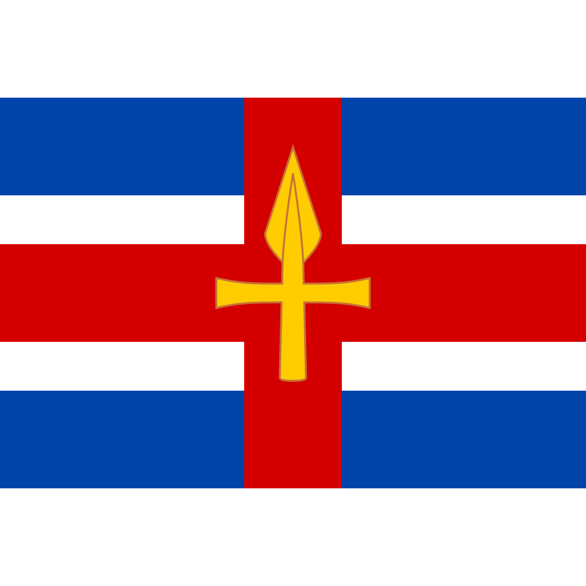 Flag of Nerestce, South Bohemian Region