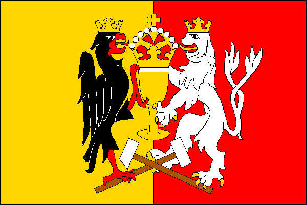 Flag of Neškaredice, Central Bohemian Region