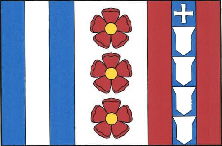 Flag of Nestanice, South Bohemian Region